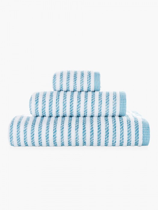 Conjunto 3 toalhas petrol blue
