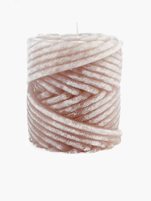 Stone Rope Roll Candle