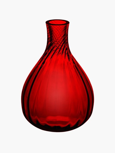 small Bud Vase Red