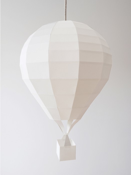 Orikomi DIY Air Balloon Plain White Kit