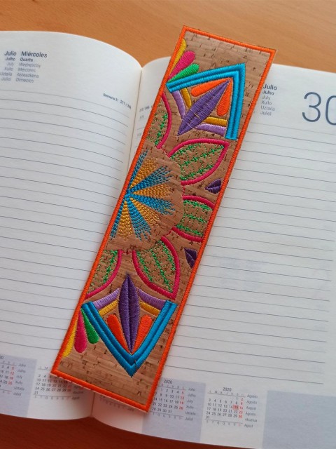 Cork Bookmark Mandala