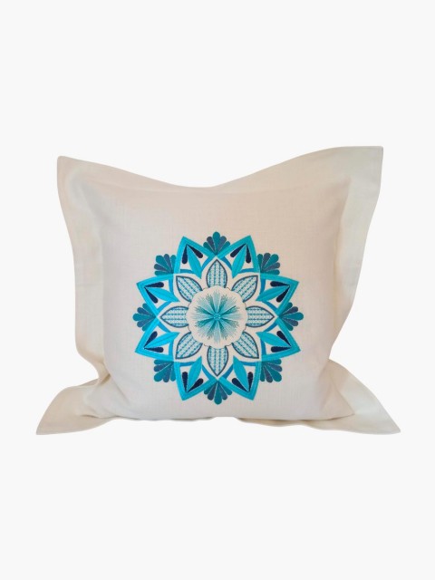 Linen Cushion Cover Blue