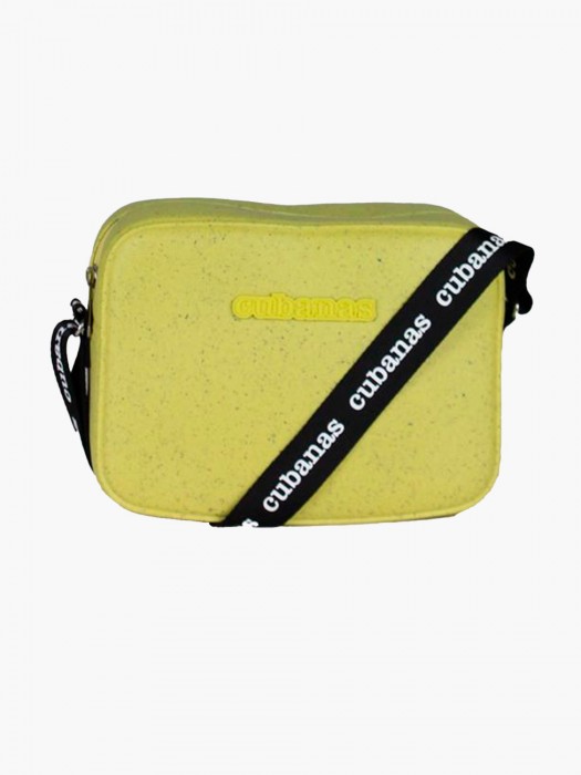 Yellow Midi Bag with Shoulder Strap