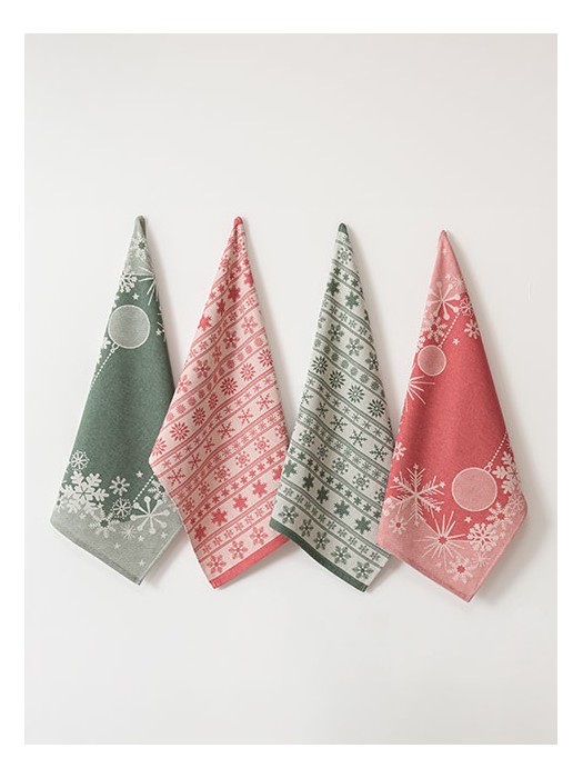 Set of 4 Towels 50x70 cm