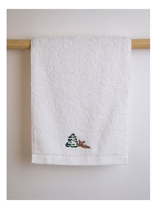 Set of 2 Christmas Towels 30x50 cm