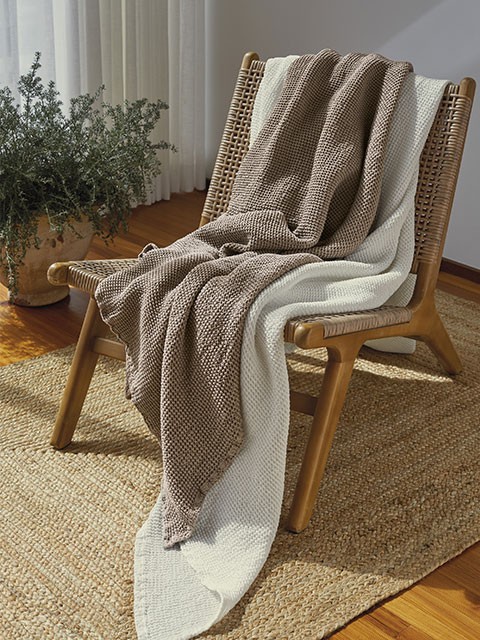 Taupe Throw