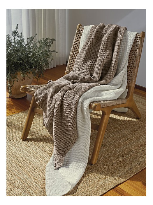 Taupe Throw